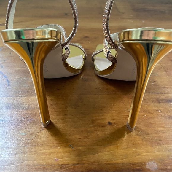 Gold Steve Madden Heels - Picture 4 of 6